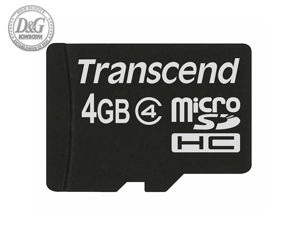 Transcend 4GB micro SDHC (No Box & Adapter, Class 4)