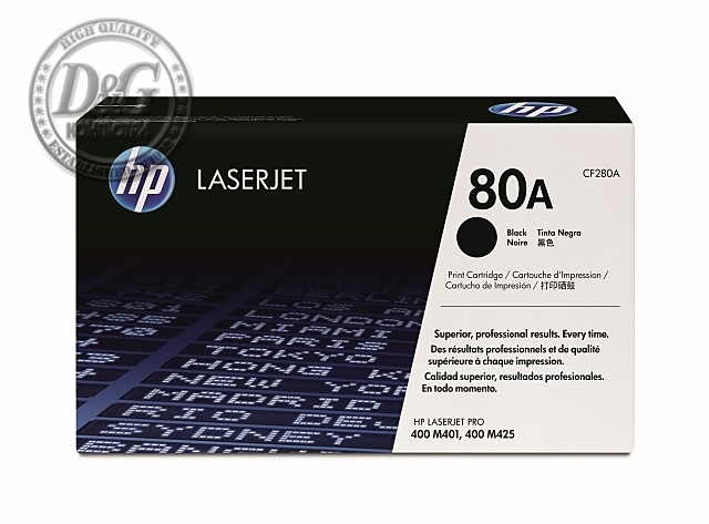 HP 80A Black LaserJet Toner Cartridge