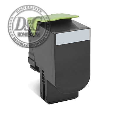 Lexmark 80C2HK0 CX410, 510 Black Return Programme 4K Toner Cartridge