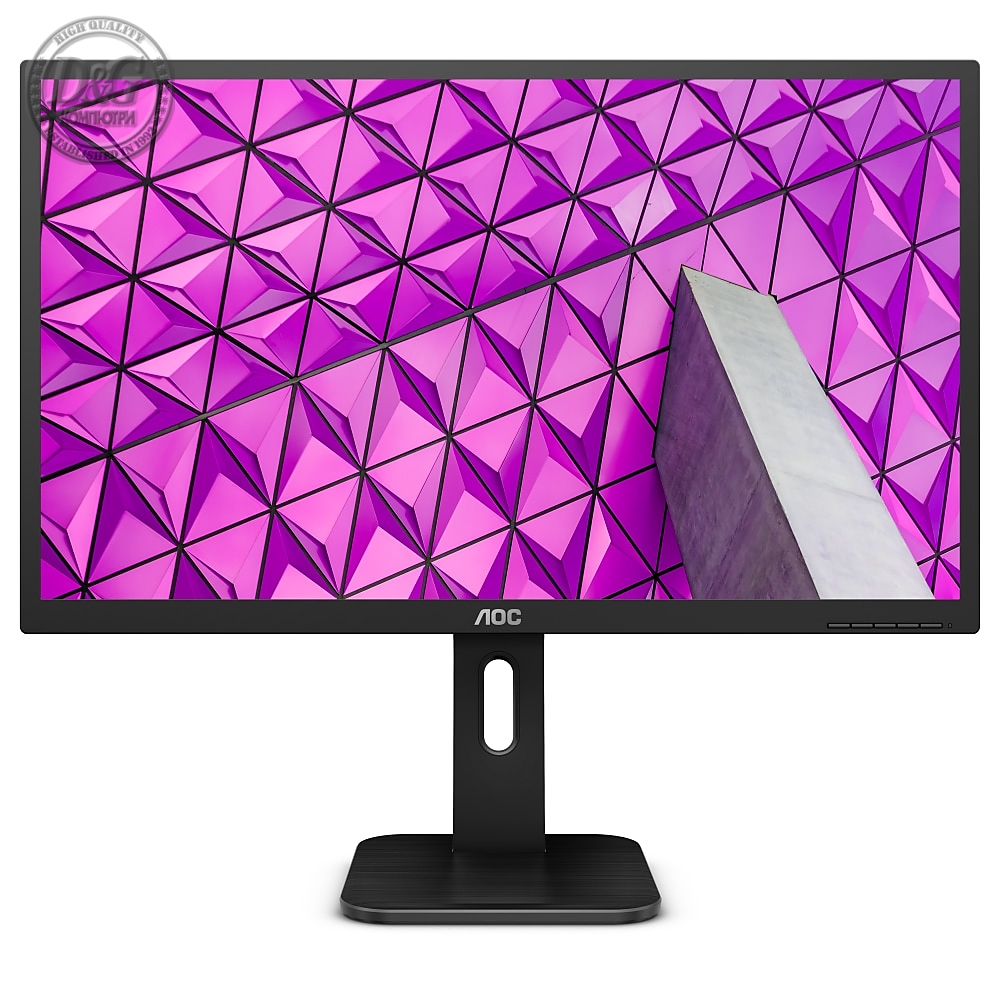 AOC 22P1D, 21.5" Wide TN LED, 2 ms, 1000:1, 50M:1 DCR, 250 cd/m2, FHD 1920x1080@60Hz, FlickerFree, Low Blue Light, Pivot, Heigh Adjust, D-Sub, DVI, HDMI, Headphone Out, Speakers, Black
