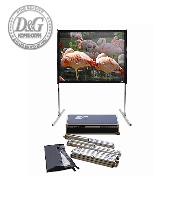 Elite Screen Q100V1, 100" (4:3), 203.2 x 152.4 cm, Black