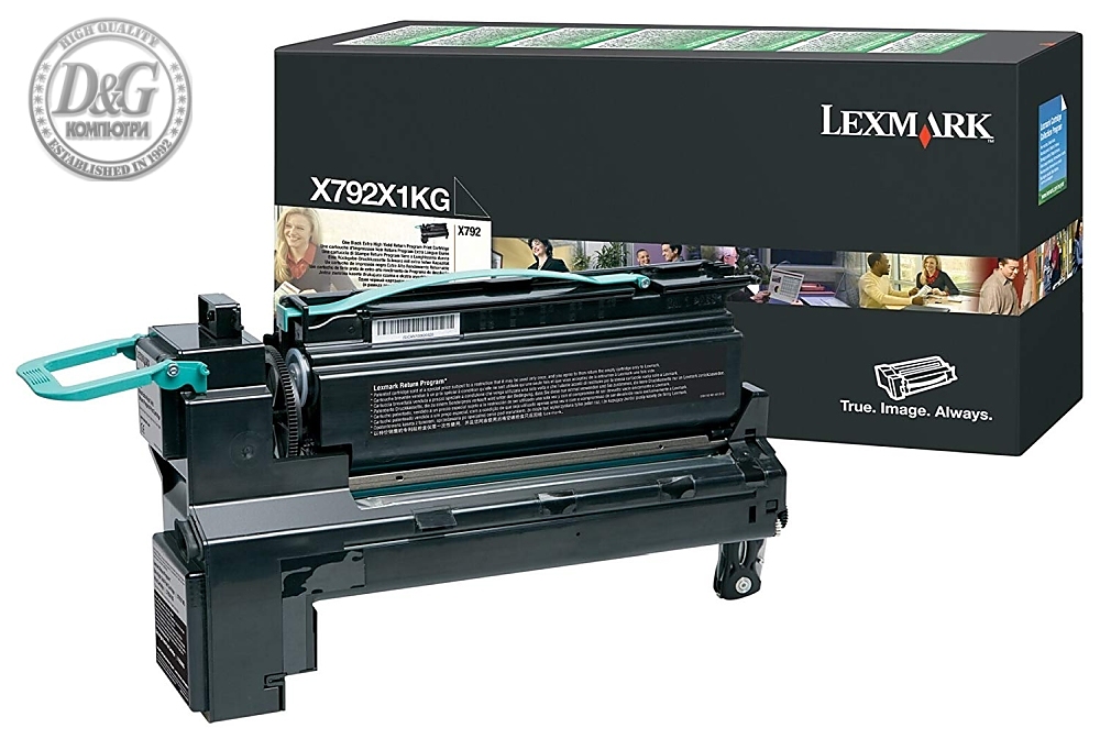 Lexmark X792X1KG X792 Black Return Programme 20K Print Cartridge