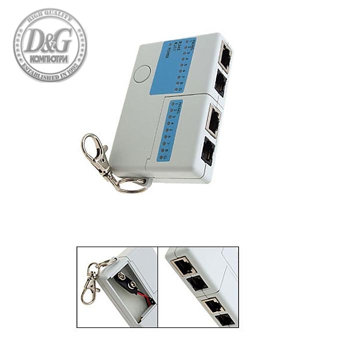 Тестер за кабели RJ-45/RJ-11 ESTILLO