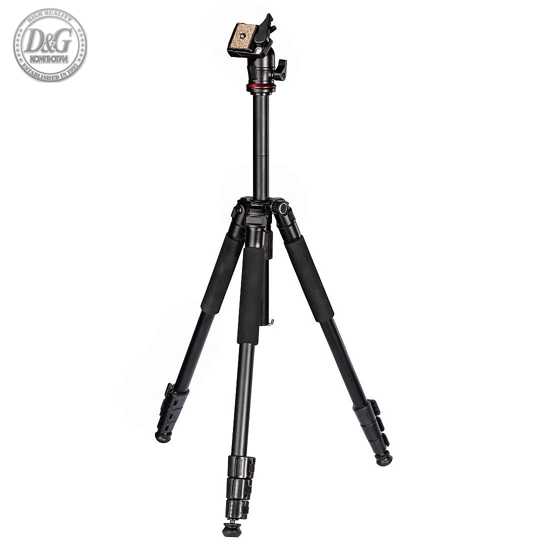 Статив HAMA Traveller 163 Ball 04291, Алуминий