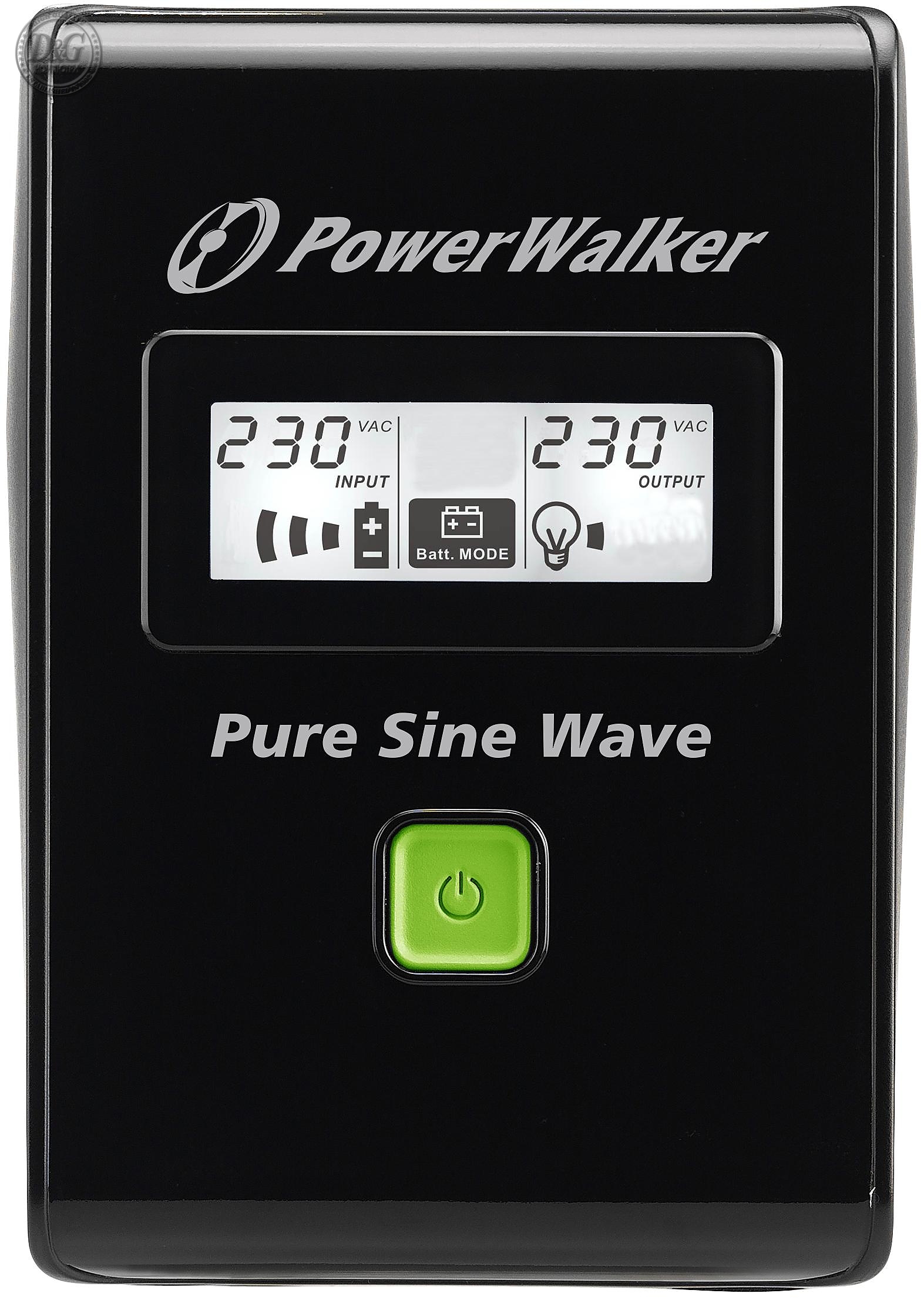 UPS POWERWALKER VI 600 SW, 600VA, Line Interactive