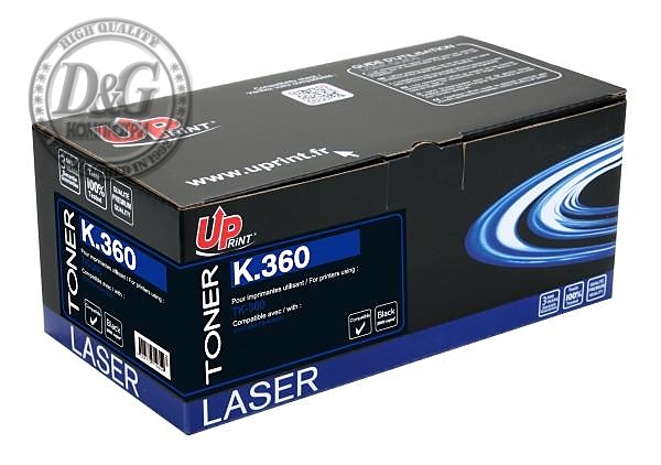 Тонер касета UPRINT TK-360, KYOCERA, Черен