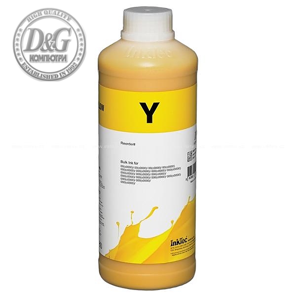 Бутилка с мастило INKTEC за HP C4903AN(940), HP C4907AN(940XL),HP CN017AA(942XL), 1000 ml, Dye, Yellow