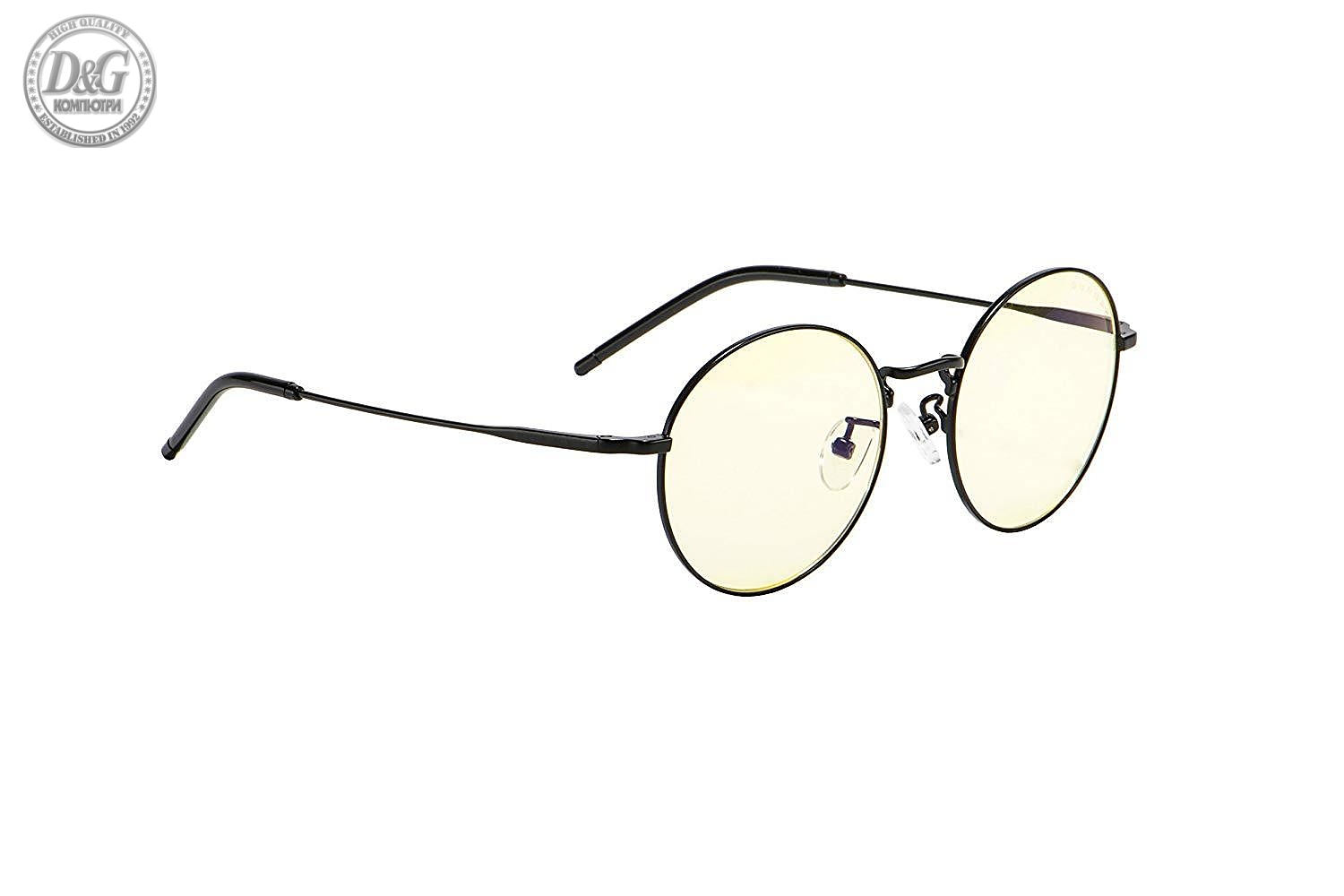 Геймърски очила GUNNAR Ellipse Onyx, Amber