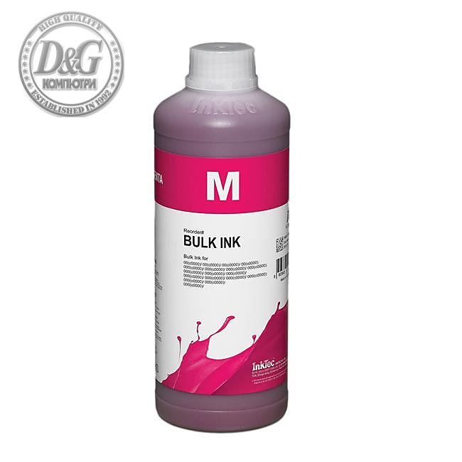 Бутилка с мастило INKTEC за Canon PGI-1200/1300/1400/1500/2500, MB2020/5020/5070/iB4020, Червен,Pigment, 1L