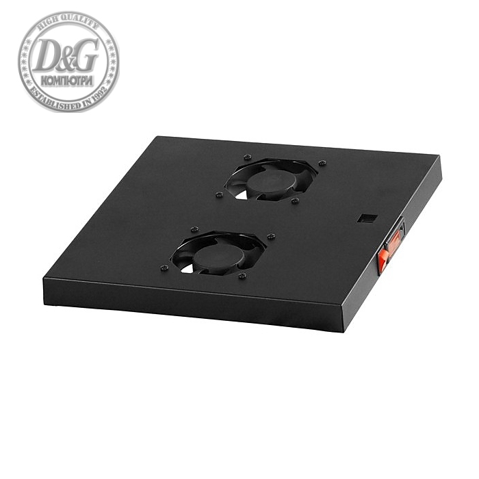 Formrack Cooling unit with 2 fans and on/off swith for free standing and server 19" racks