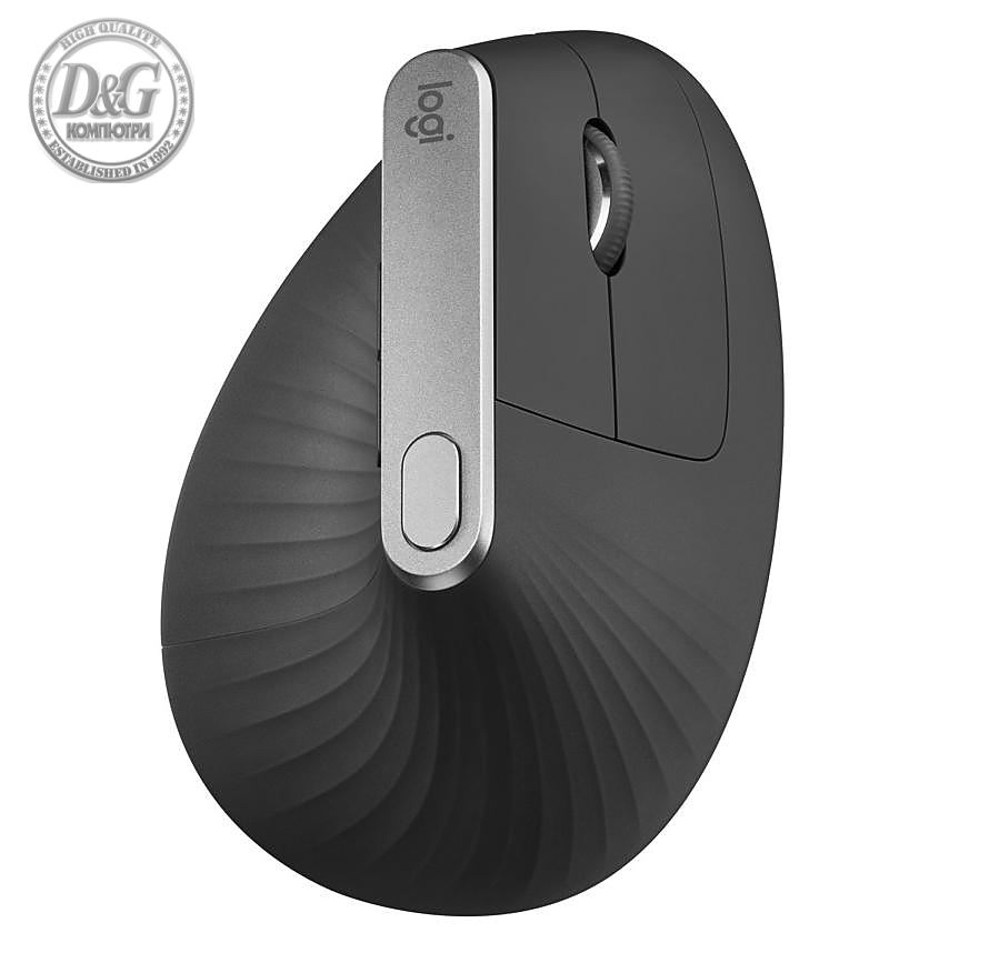Безжична оптична мишка LOGITECH MX Vertical Advanced Ergonomic Graphite, Bluetooth