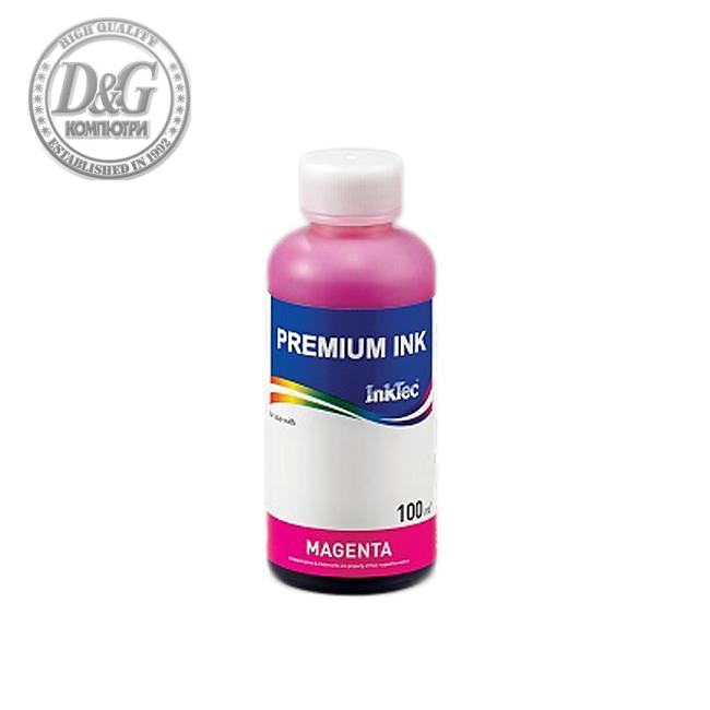 Бутилка с мастило INKTEC за Epson T0823,Stylus Photo R285/ R270/ R290/ R390/ RX590/P50 , Червен, 100 ml