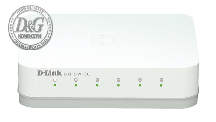 Суич D-Link GO-SW-5G/E, 5 портов 10/100/1000