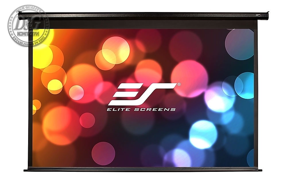 Elite Screen VMAX100UWH2, 100" (16:9), 221.5 x 124.5 cm, Black