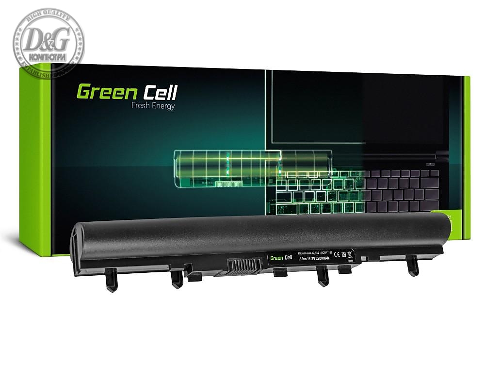 Батерия  за лаптоп Acer Aspire E1-522 E1-530 E1-532 E1-570 E1-572 V5-531 V5-571 AL12A32 14.4V 2200mAh GREEN CELL