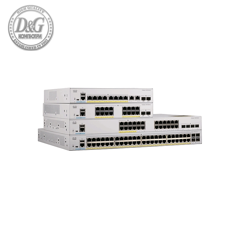 Cisco Catalyst 1000 24port GE, Full POE, 4x1G SFP