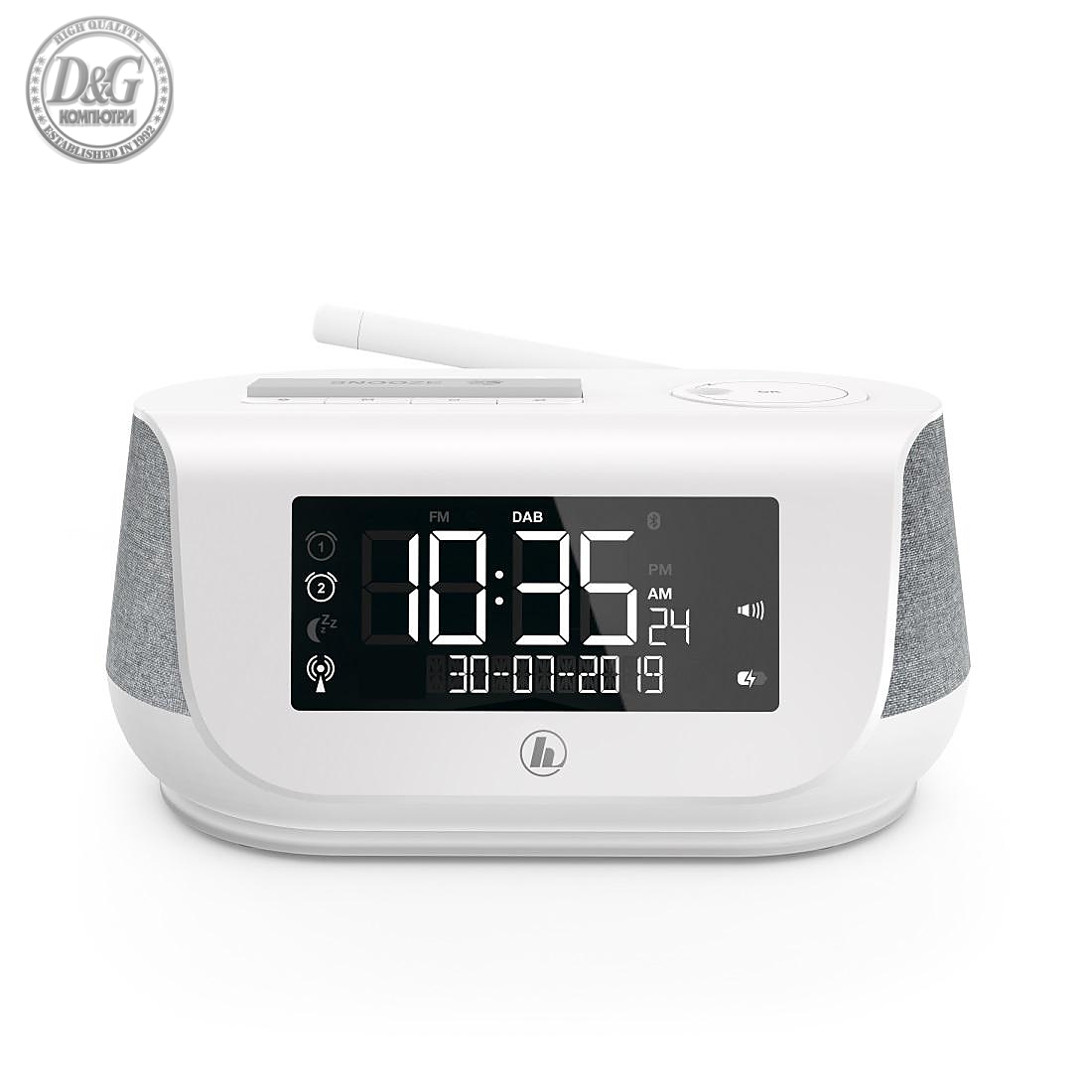 Цифрово радио Hama DR36SBT, FM/DAB/DAB+/Bluetooth, Бял