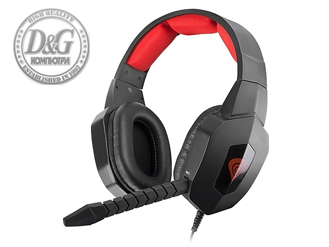 Genesis Headphones Argon 400 With Microphone Black-Red (H59)