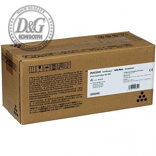 Тонер касета Ricoh IM430, за Ricoh IM 430, 11100 копия, Черен