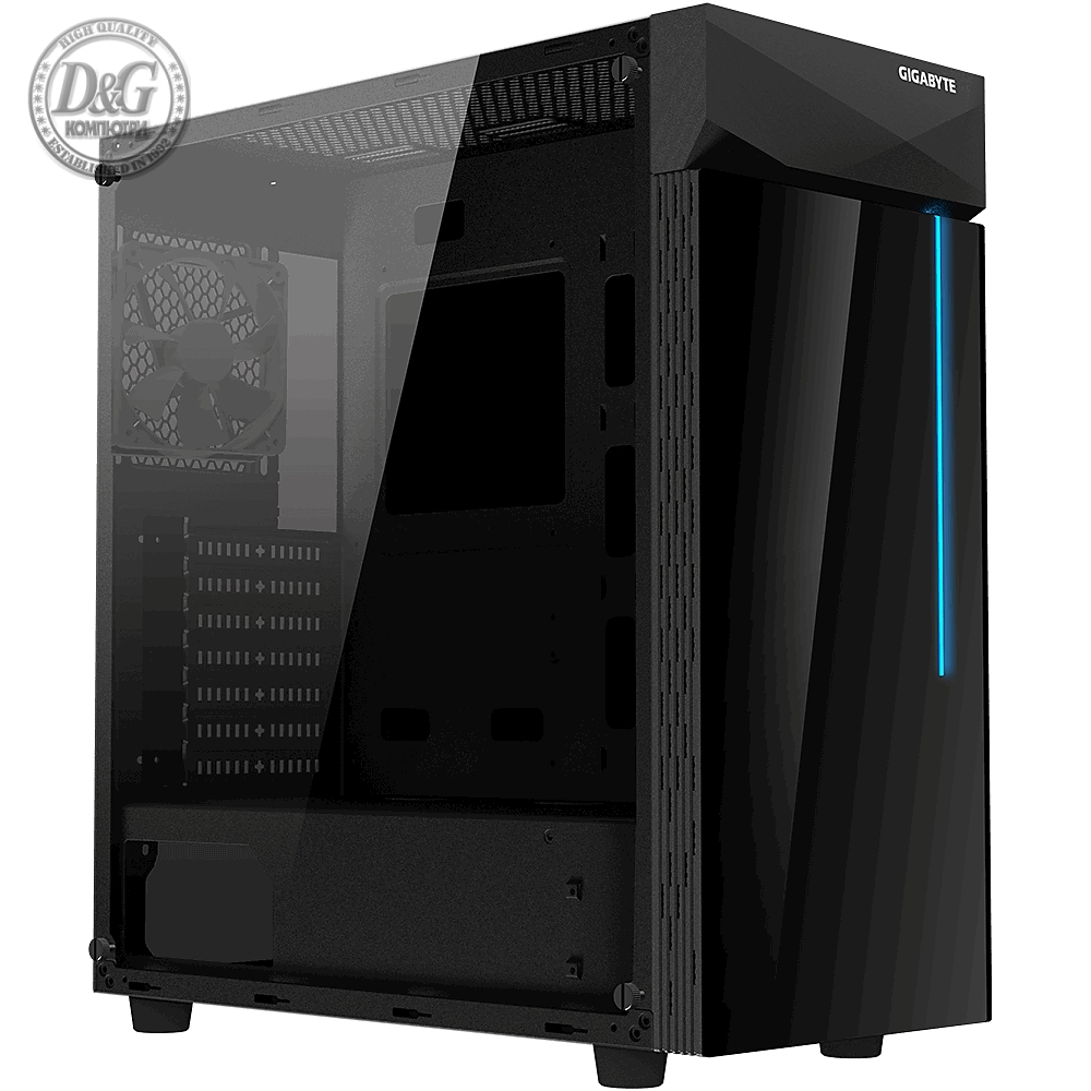 Кутия Gigabyte C200G RGB, Mid Tower
