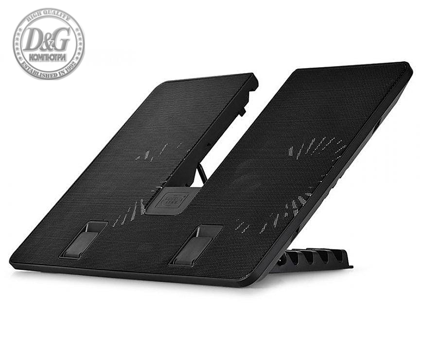 Охладител за лаптоп DeepCool U-PAL, 15.6&quot;, 140 mm, Черен
