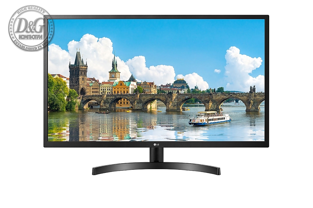 LG 32MN500M-B, 32" Full HD IPS Monitor(1920 x 1080) with FreeSync, IPS Panel, 5ms, 1200:1, 250 cd/m2, 1920 x 1080, NTSC 72% Color Gamut, Flicker Safe, HDMI, Headphone Out, Tilt, Black