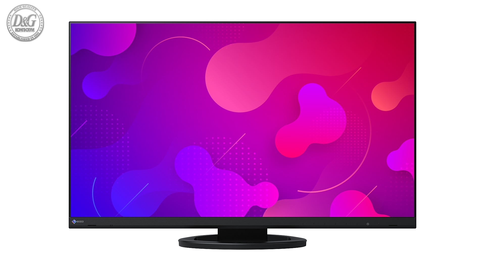 Монитор EIZO FlexScan EV2760, IPS, 27 inch, Wide, WQXGA, DVI-D, DisplayPort, HDMI, Черен