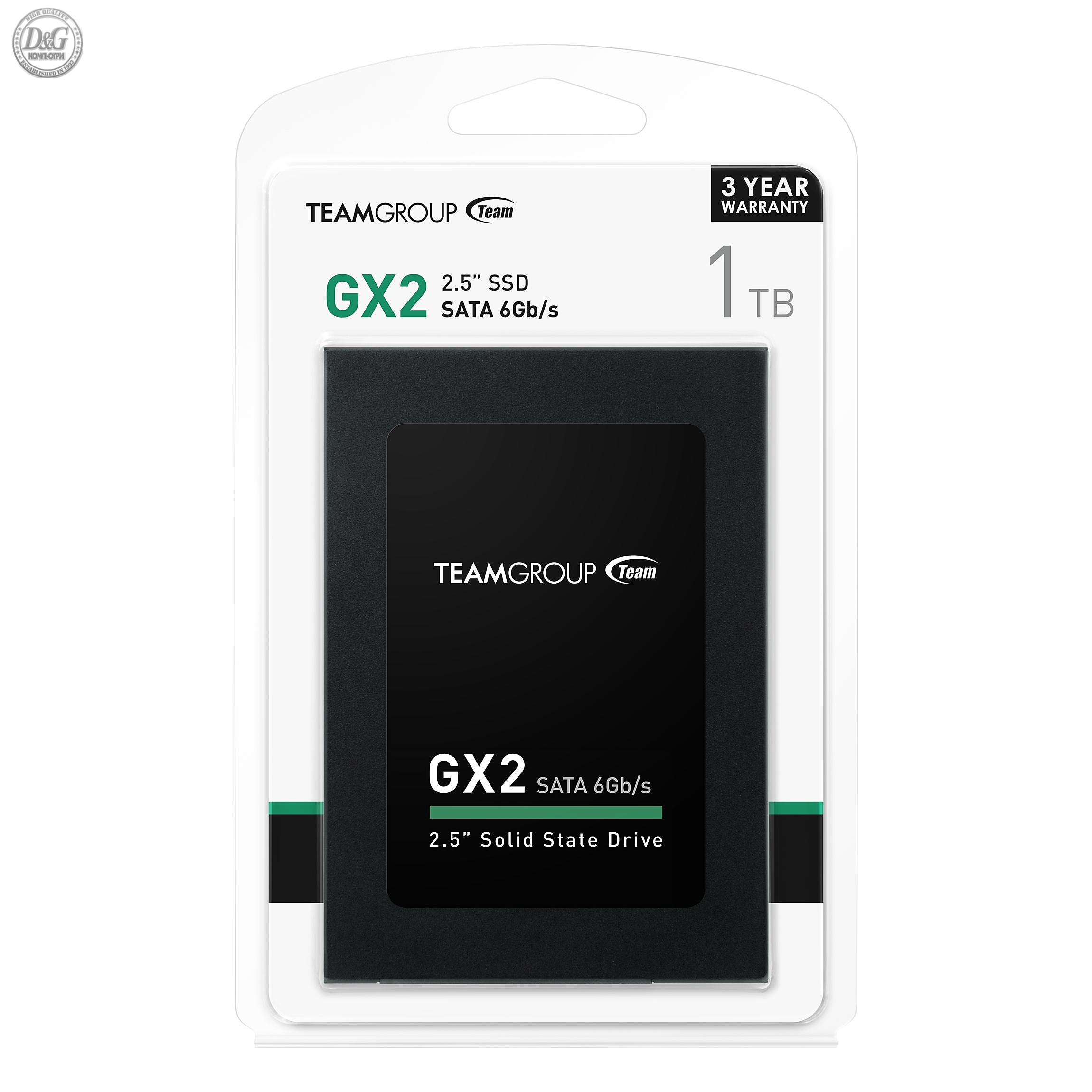 Solid State Drive (SSD) Team Group GX2, 2.5&quot;, 1 TB, SATA 6Gb/s