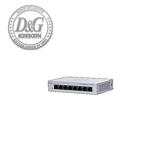 Cisco CBS110 Unmanaged 8-port GE, Desktop, Ext PS