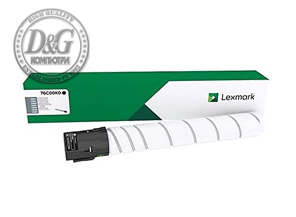 Lexmark 76C00K0 CS/CX921, 923, CX922, 924 Black 18.5K Toner Cartridge