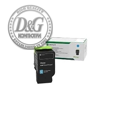 Lexmark 78C2UC0 CS521, CS/CX622 Cyan Return Programme 7K Toner Cartridge