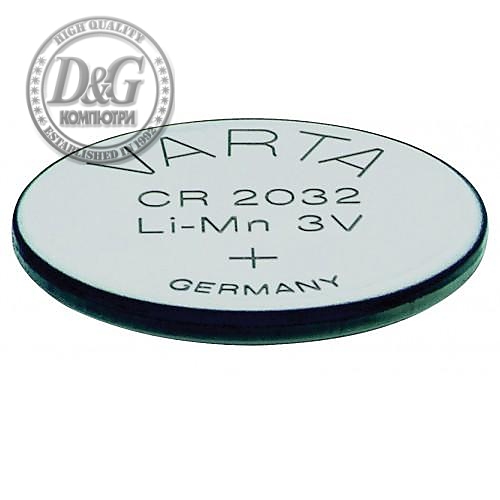 Бутонна батерия литиева CR 2032 1pc  bulk 3V  VARTA