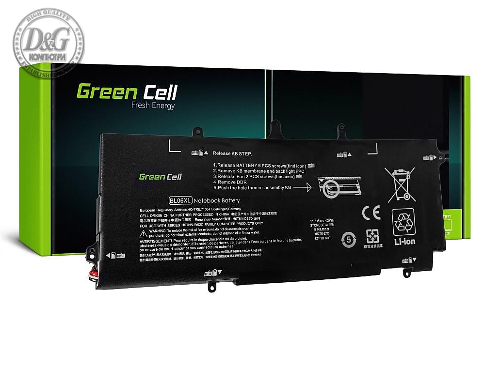 Батерия  за лаптоп HP EliteBook Folio 1040 G1 G2 / 11,1V 3100mAh     GREEN CELL