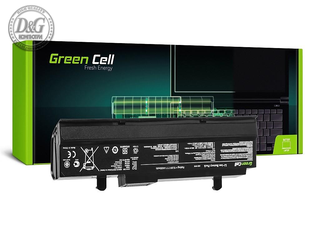 Батерия  за лаптоп Asus Eee-PC 1015 1215 1215N 1215B (black) / 11,1V 4400mAh GREEN CELL