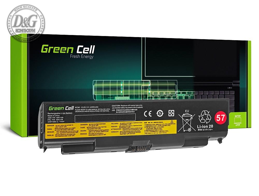 Батерия  за лаптоп  Lenovo ThinkPad T440P T540P W540 W541 L440 L540 / 11,1V 4400mAh   GREEN CELL