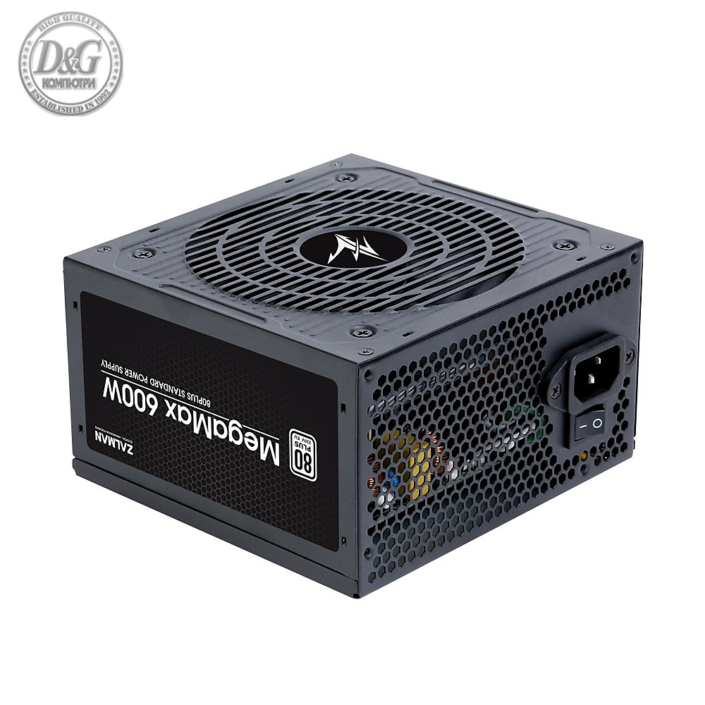 Zalman захранване PSU MegaMax 600W 80+ ZM600-TXII