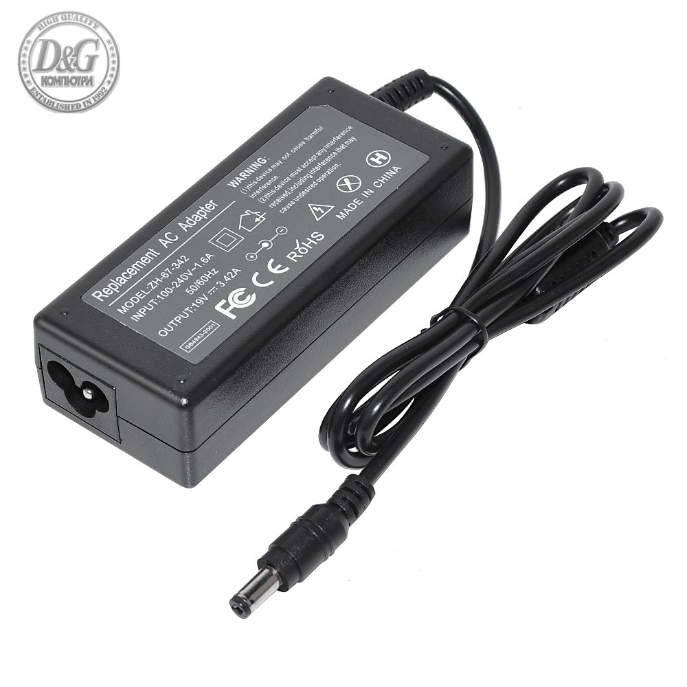 Makki зарядно за лаптоп заместител Laptop Adapter ASUS/Toshiba 19V 3.42A 65W 5.5x2.5mm - MAKKI-NA-AS-05