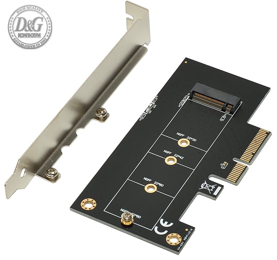 Makki Адаптер M2 SSD to PCI Express 3.0 4x adapter MAKKI-M2-PCIE-VE1