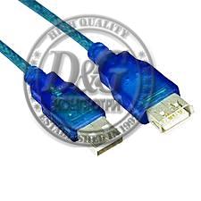 VCom Кабел USB 2.0 AM / AF - CU202-TL-5m