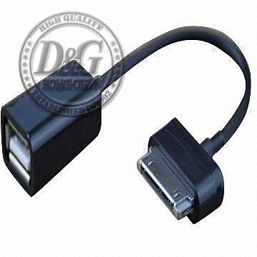 VCom Кабел OTG Samsung M / USB AF Black - CU277-0.15m