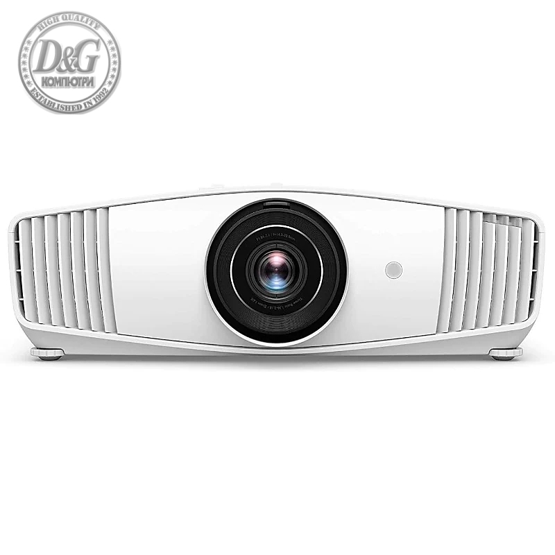 BenQ W5700S, Cine Prime, 4K 3840x2160, HDR PRO, 1800 ANSI lumens, Zoom 1.6x, 100000:1 FOFO, Calibration report, 100% DCI-P3, 100% Rec.709, 2xHDMI, 3x USB, Media reader, Audio Out, Lan RJ45, RS232, 12V Trigger, 6.5kg, White