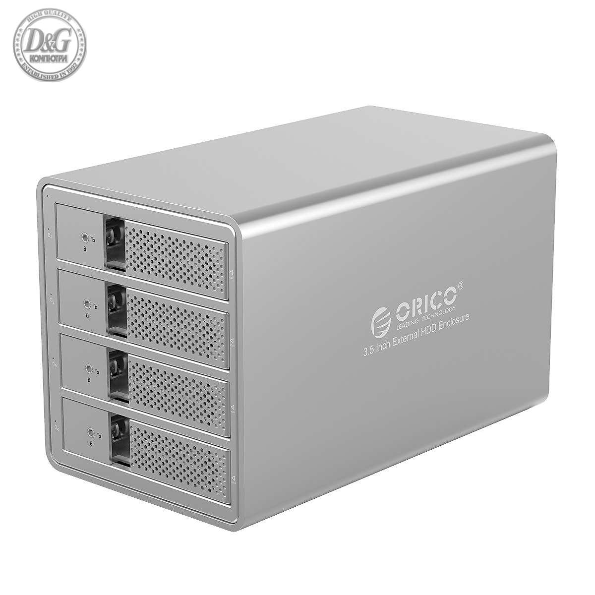 Orico докинг станция Storage - HDD Dock - 4 BAY with RAID, Aluminium - 9548RU3