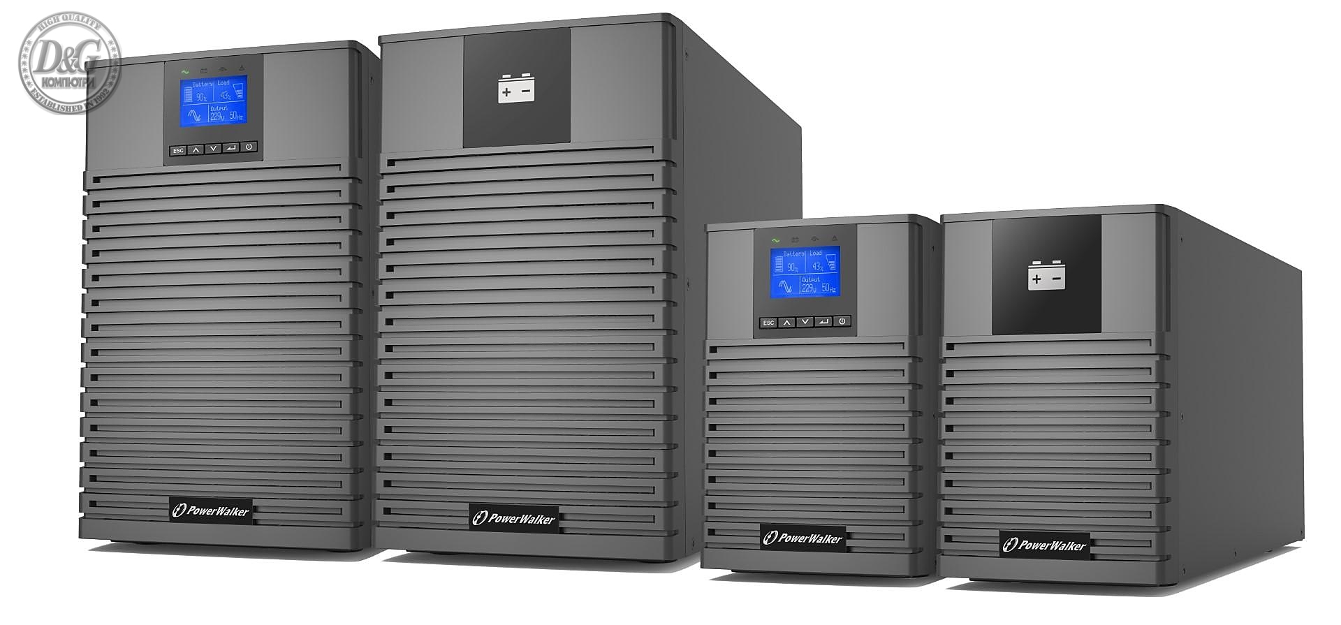 UPS POWERWALKER VFI 1000 CT IoT  PF1 1000VA/ 1000 W, On-Line - ОСТАНЕТЕ ВЪВ ВРЪЗКА В ОБЛАКА!