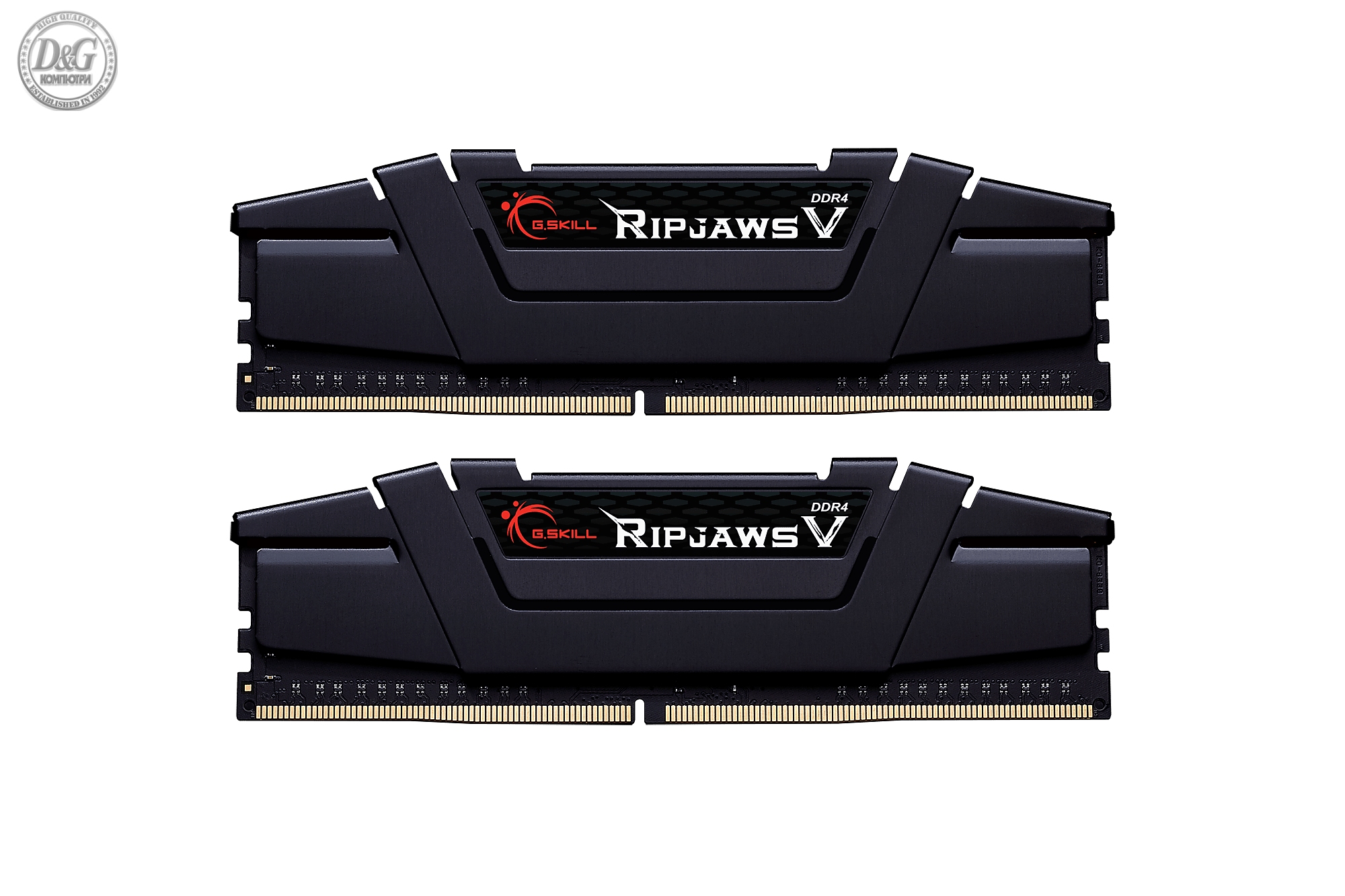 Памет G.SKILL Ripjaws V Black 16GB(2x8GB) DDR4 PC4-28800 3600MHz CL18 F4-3600C18D-16GVK