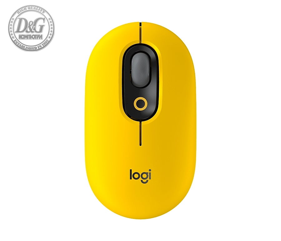 Logitech POP Mouse with emoji - BLAST_YELLOW - EMEA