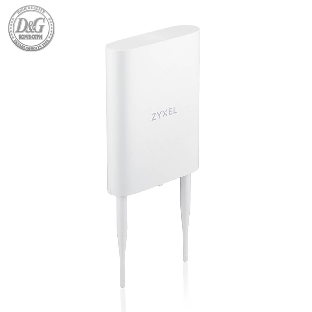 ZyXEL NWA55AXE, Outdoor AP, Standalone / NebulaFlex Wireless Access Point, Single Pack include PoE Injector, EU only, ROHS