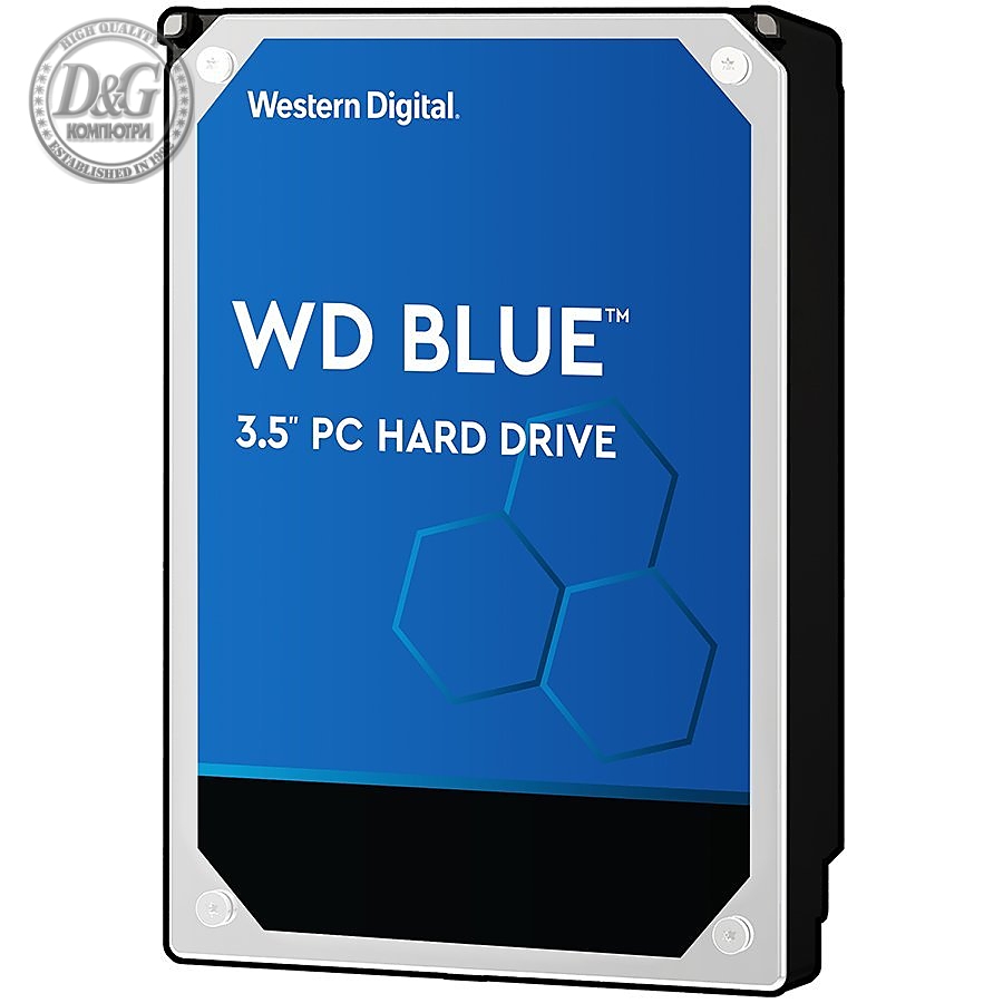 HDD Desktop WD Blue (3.5'', 2TB, 256MB, 7200 RPM, SATA 6 Gb/s)