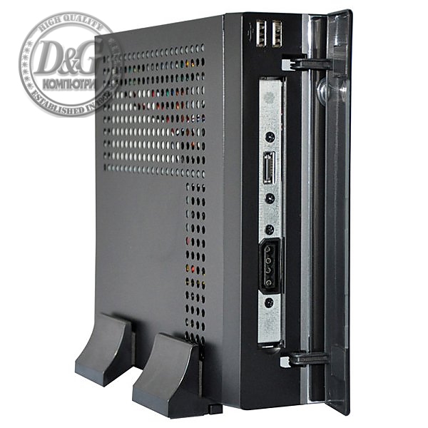 E-mini 3002 Black, 120W DC/DC + 12V/5A adapter, Mini-ITX chassis