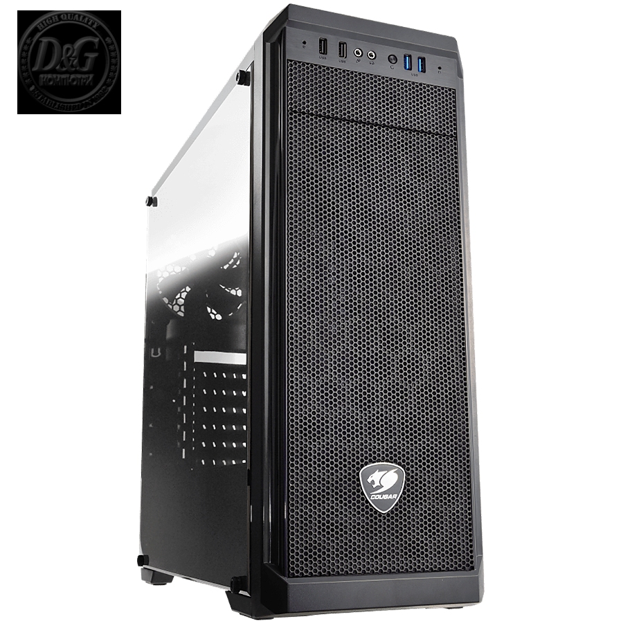 Chassis COUGAR MX330, Mid-Tower, Mini-ITX/Micro ATX/ATX, Dimension (WxHxD)-195x473x427(mm), Max. Graphic Cards Length-350mm, Max. CPU Cooler Height-155mm, Water cooling support, USB3.0 x 2/USB2.0 x 2/Mic x 1/Audio x 1