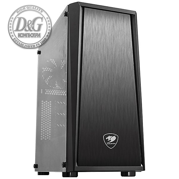 Chassis COUGAR MX340, Middle Tower, Mini ITX / Micro ATX / ATX, Dimension (WxHxD) 208 x 450 x 405 (mm), USB3.0 x 1 / USB2.0 x 2, Mic x 1 , Audio x 1, PSU Standard ATX PS2